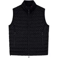Armani Exchange para homem. XM003511AF19870UC001 Colete de penas preto (L), Casual, Poliamida
