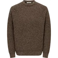 Only & Sons Pullover 'ONSJoin' castanho