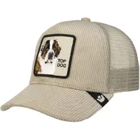GOORIN BROS. Boné 'Top Dog' conhaque / cáqui / preto / branco