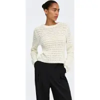 ONLY Pullover 'ONLAVIA' branco lã