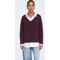 ONLY Pullover 'ONLRica' vermelho vinho
