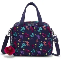 Kipling Mala de viagem 'Miyo' turquesa / azul escuro / roxo / rosa