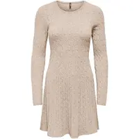 ONLY Vestido de malha 'ONLIbi' bege