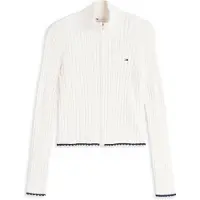 Tommy Hilfiger Casaco de malha branco