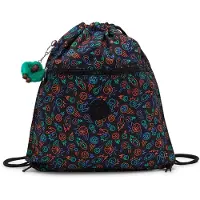 Kipling Mochila 'Supertaboo' azul real / verde / lagosta / preto