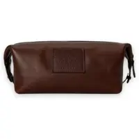 Ralph Lauren para homem. 405P16229001 Nécessaire de couro Heritage marrom (OSFA), Casual, Pele