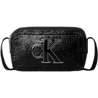 Calvin Klein Mala de ombro preto / branco