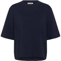 Soaked in luxury Camisa 'Jina' azul noturno