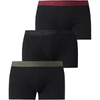 HUGO Boxers oliveira / borgonha / preto