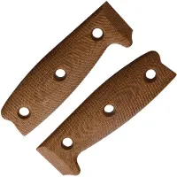 ESEE Handle scales Model 4 - 3D Micarta, marrom