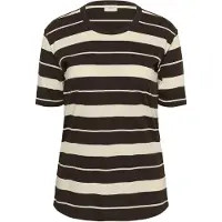 KAFFE CURVE Blusa bege / castanho