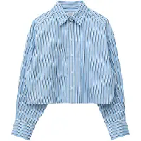 And Other Stories & Other Stories Blusa azul noturno / azul céu / branco