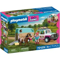Playmobil Figura Jeep Horse Trailer