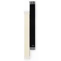 Desigual , Cachecol assimétrico bicolor, PoliÉSter, Preto, U