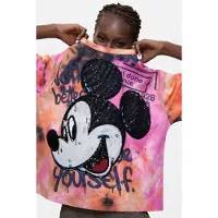Desigual Camisa oversized mistura de cores
