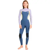 Billabong Fato De Neoprene De Manga Comprida Com Fecho De Correr Nas Costas Para Jovens Synergy 3/2 Mm