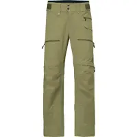 Norrøna - Calças ski - Lofoten Flex1 Pants M Deep Lichen Green para Homem - Softshell - Tamanho L - Caqui