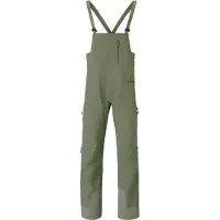 Norrøna - Calças ski - More Flex1 Bibs M Deep Lichen Green para Homem - Softshell - Tamanho S - Caqui