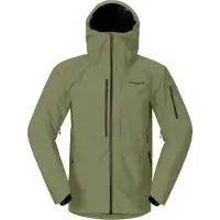 Norrøna - Casacos ski - Lofoten Gore-Tex Insulated Jacket M Deep Lichen Green para Homem - Tamanho XL - Caqui