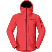 Norrøna - Casacos ski - Lofoten Gore-Tex Insulated Jacket M Baked Apple para Homem - Tamanho S - Vermelho