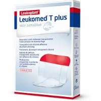 Leukomed T Plus Pelle Sensibile 5 x 7,2 cm 5 unità — Medicazione sterile