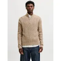Jack & Jones Pullover 'JJPannel' cappuccino