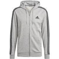 Adidas Casaco com Capuz em Moletão 3-Stripes Essentials