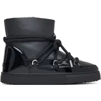 INUIKII para mulher. 1001.003.0132 Botas de Pele Gloss preto (37), Couro, Plano, Cordão, Casual