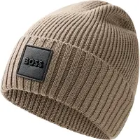BOSS Gorros 'Flavio' cappuccino / preto