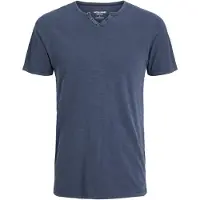 Jack & Jones Camiseta De Manga Curta Com Decote Em V Split Slim Fit