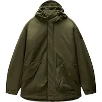 Napapijri - Casacos - Asko Parka Olive Night para Homem - Tamanho XL - Caqui