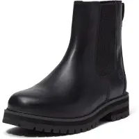 Timberland para mulher. TB0A2KK2W021 Botins Chelsea de pele Britton Drive pretos (41.5 W), Couro, Plano, Nenhum, Casual