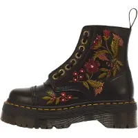 Dr. Martens Botim com fivela 'Sinclair' kiwi / borgonha / preto