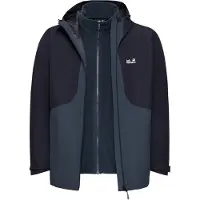 Jack Wolfskin Casaco funcionais 'STONETRAIL 3IN1' azul noturno
