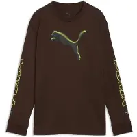 Puma Camisola 'STREET' chocolate / lima / petróleo