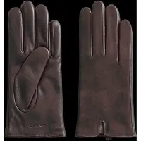 Gant para mulher. 4930079 Luvas de couro marrom (M), Clássico, Pele
