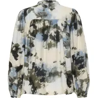 Fransa Blusa 'FRAriana' bege claro / azul claro / oliveira / preto