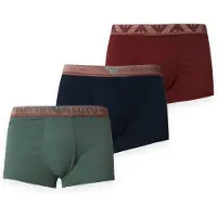 Emporio Armani Boxers navy / abe / vermelho escuro