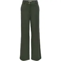 ONLY Calças 'ONLPOPTRASH-TAILORED' verde escuro