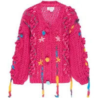 IZIA Casaco de malha mistura de cores / rosa