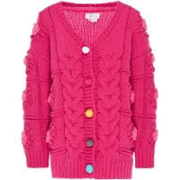 IZIA Casaco de malha rosa