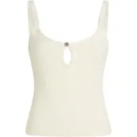 Karl Lagerfeld Top de malha creme