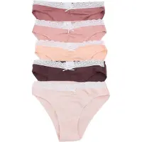 Trendyol Cueca castanho / laranja claro / rosé / rosa escurecido / rosa pastel