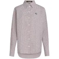 Karl Lagerfeld Blusa 'Ikon' malva / cyclam / preto / branco