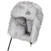 Karl Lagerfeld Chapéu ' K/Studio Mütze aus Kunstfell ' branco
