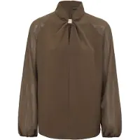 Anna field Blusa chocolate
