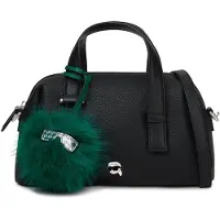 Karl Lagerfeld Malas de tiracolo 'Ikon' esmeralda / preto / branco