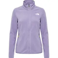 The North Face Casaco de velo funcional 'Glacier' lavanda / branco