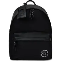 Karl Lagerfeld Mochila 'Ikon' preto / branco