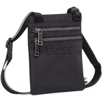 BOSS para homem. 50567761 Bolsa Catch 3.0 Zip preto (OSFA), Casual, Polister Reciclado